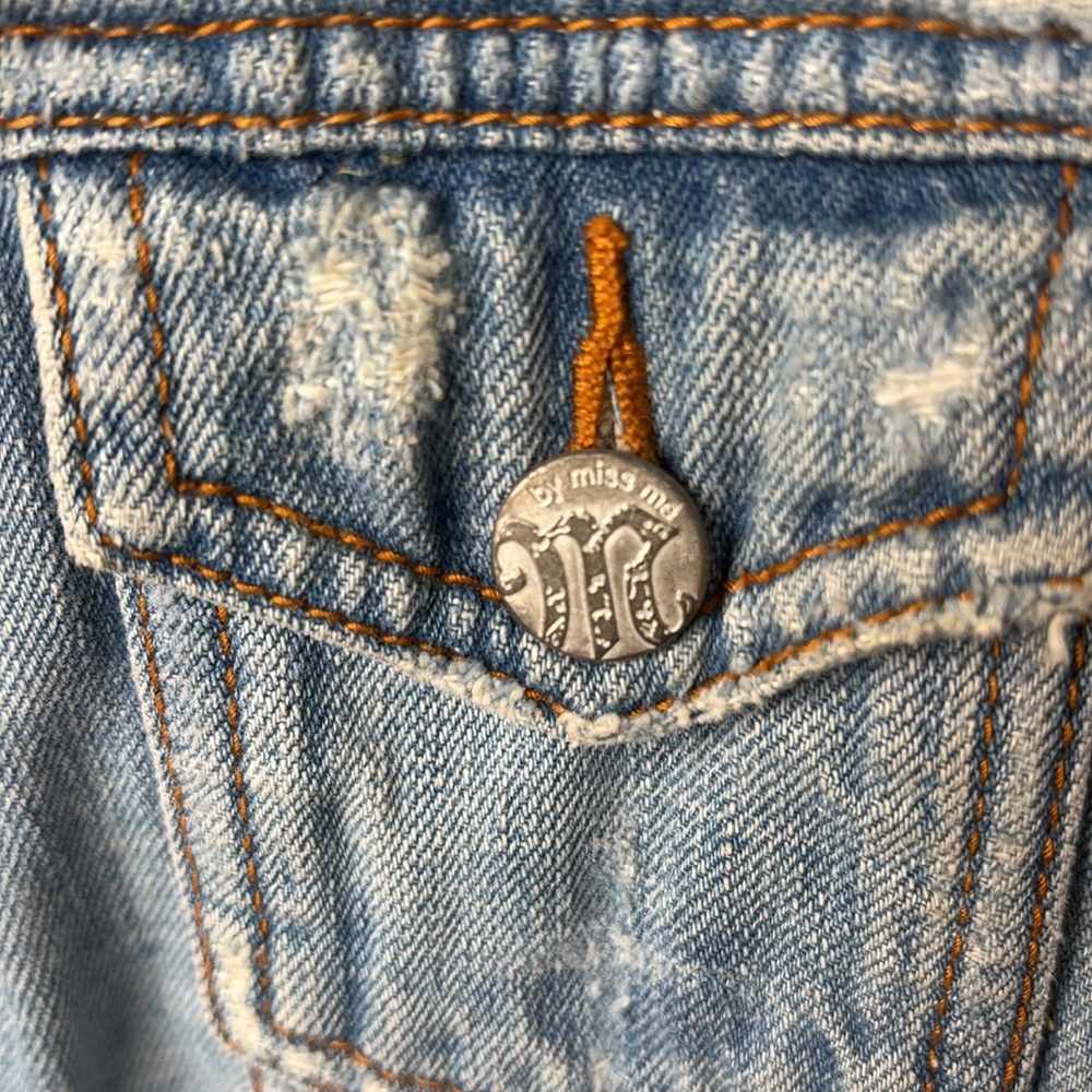 Miss Me Women's Light Blue Denim Jacket - Picture 3 of 6